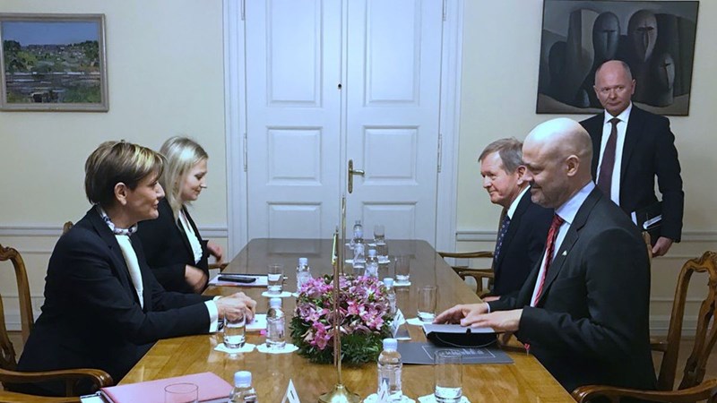 Potpredsjednica Vlade Dalić s državnim tajnikom u Ministarstvu poduzetništva i inovacija Kraljevine Švedske Johanssonom